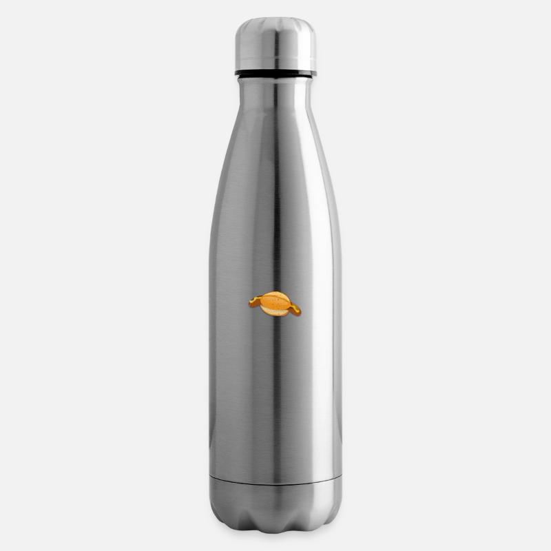 Ruhig bleiben und erstmal eine Bratwurst Essen - Isolierflasche - Lightsilver