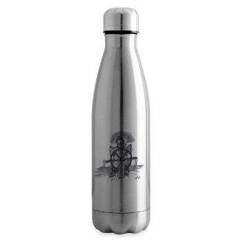 Sailor # Art nord-allemand - Bouteille isotherme - argent clair - Droite
