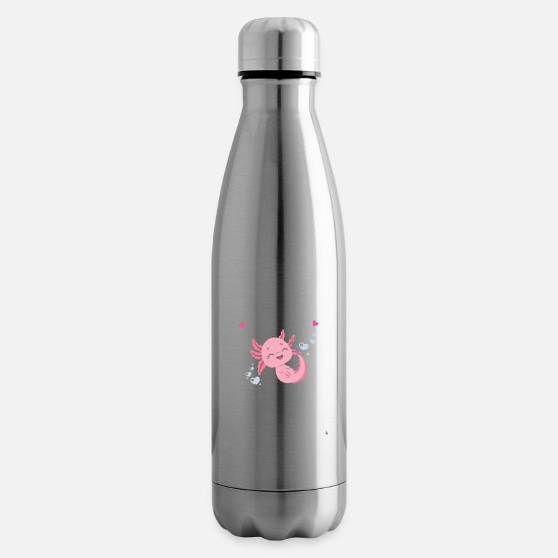 Axolotl - Bouteille isotherme - argent clair