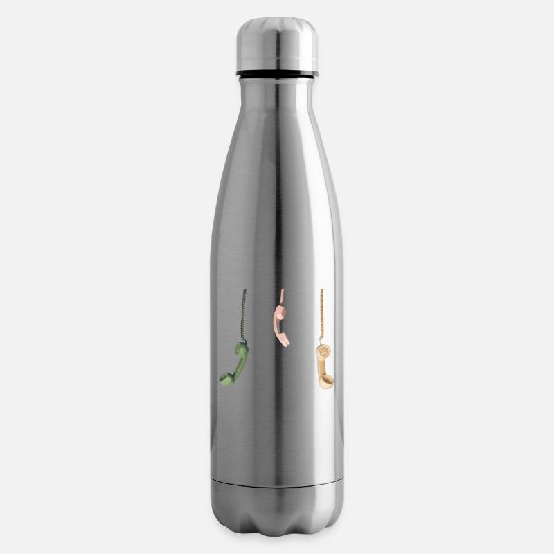 Telefon analog - bunt - Isolierflasche - Lightsilver