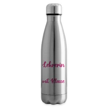 Diese Lehrerin ist eine Frau mit Klasse - Isolierflasche - Lightsilver - Rechts