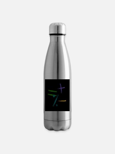 Mathematik - Isolierflasche - Lightsilver