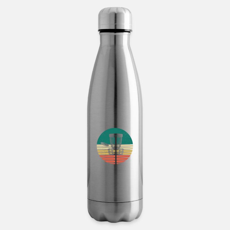 Disc Golf Vintage Disc Golf - Isolierflasche - Lightsilver
