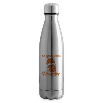 Fuchs große Schwester 2022 für Geschwister - Isolierflasche - Lightsilver - Rechts