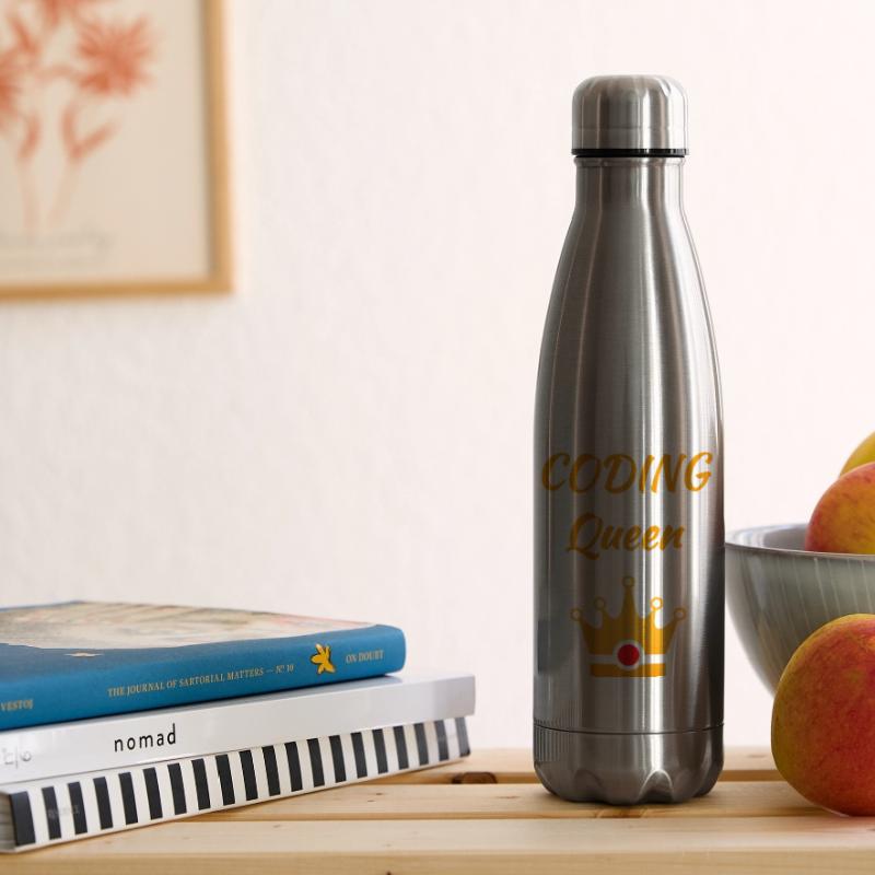 Coding Queen Königin Programmiererin Frau Software Isolierflasche