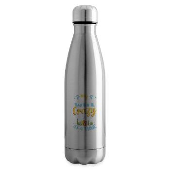 Fische, die meine Frau verrückt machen, einen Tank nach dem anderen - Isolierflasche - Lightsilver - Rechts