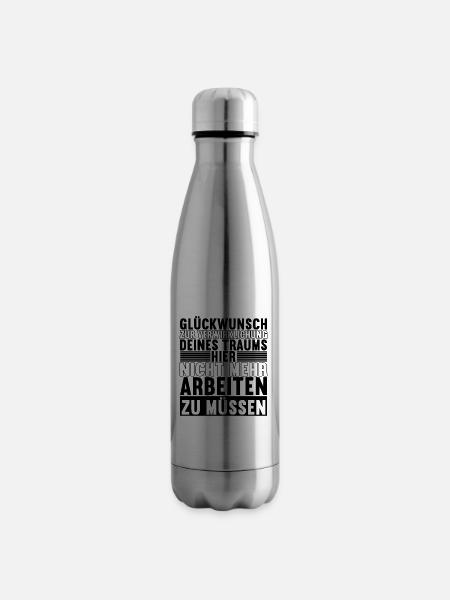 Abschiedsgeschenk Kollegen Jobwechsel - Isolierflasche - Lightsilver