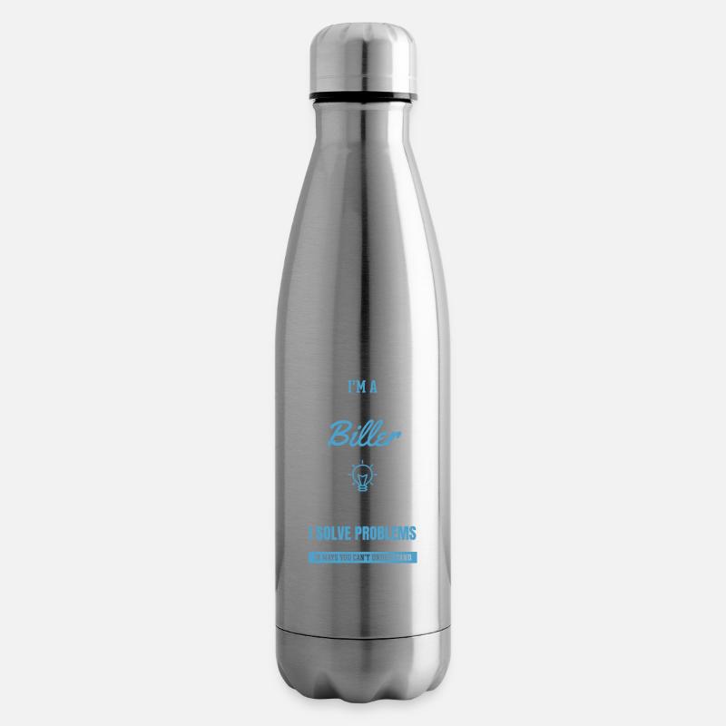 ICD Medical Coding Ich bin ein medizinischer Rechnungssteller - Isolierflasche - Lightsilver