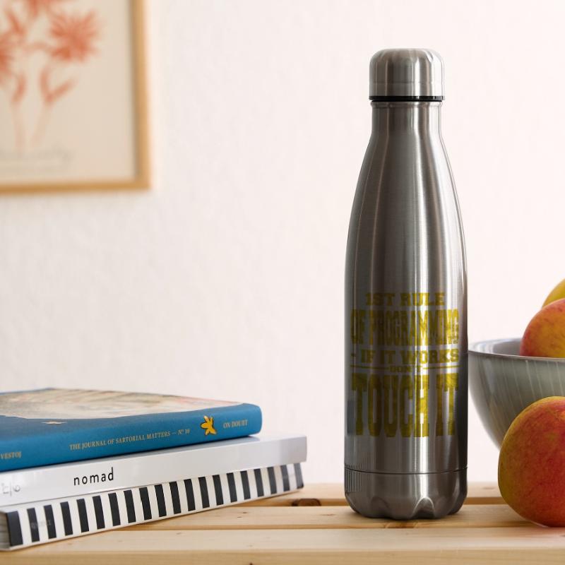 computer programming humor backend developer Isolierflasche