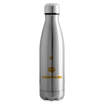 Queen Of The Trampoline - Insulated Water Bottle - silver - Right
