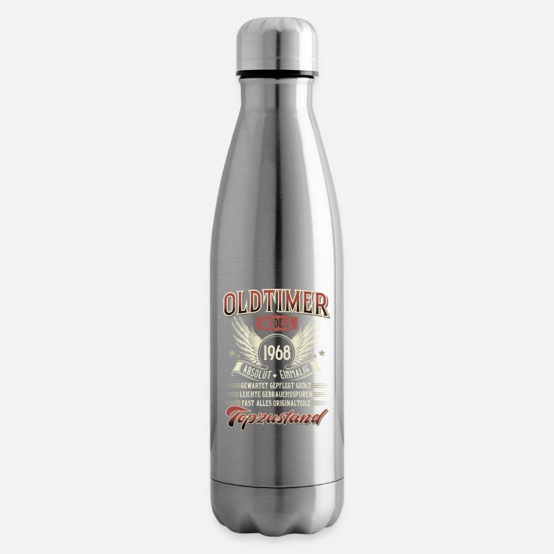 1968 Geboren Geburtstag Oldtimer - Isolierflasche - Lightsilver