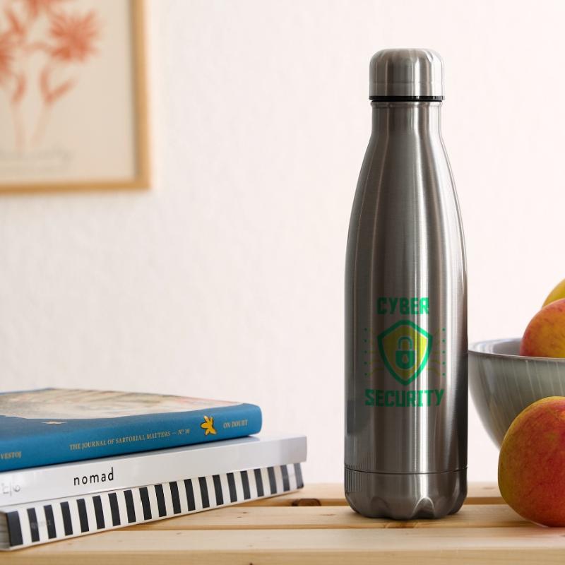 Cybersecurity IT Sicherheit Hacker Hack Hacking Isolierflasche
