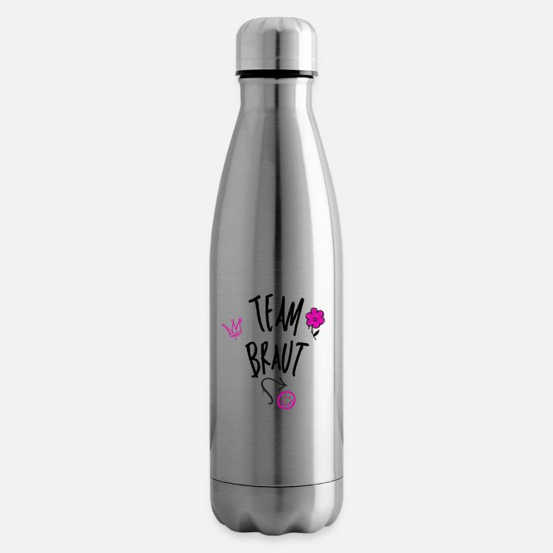 Team Braut - Isolierflasche - Lightsilver