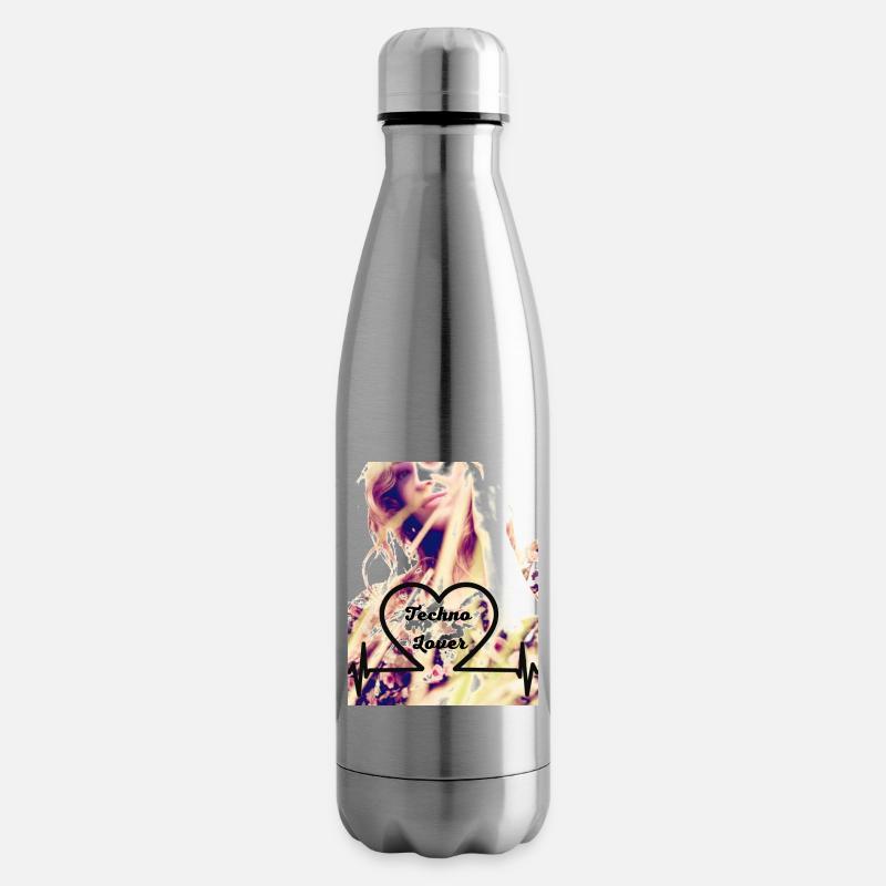 1 Techno Lover - Isolierflasche - Lightsilver