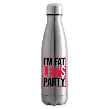 im fat lets party - Isolierflasche - Lightsilver - Rechts