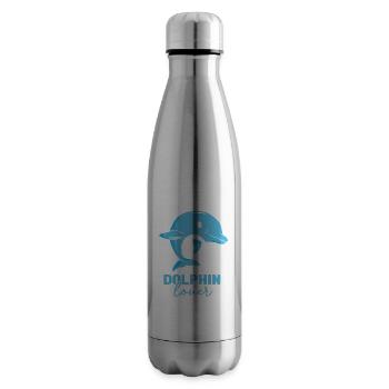 Dolphin Lover Dolphin Dolphins Dolphins - Insulated Water Bottle - silver - Right