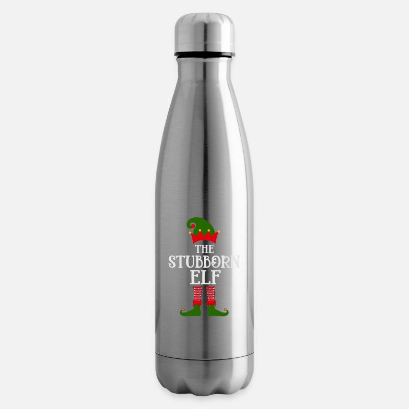 Die sture Elfe Weihnachtszeit - Isolierflasche - Lightsilver