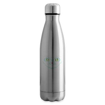 Grinse Katze - Isolierflasche - Lightsilver - Rechts