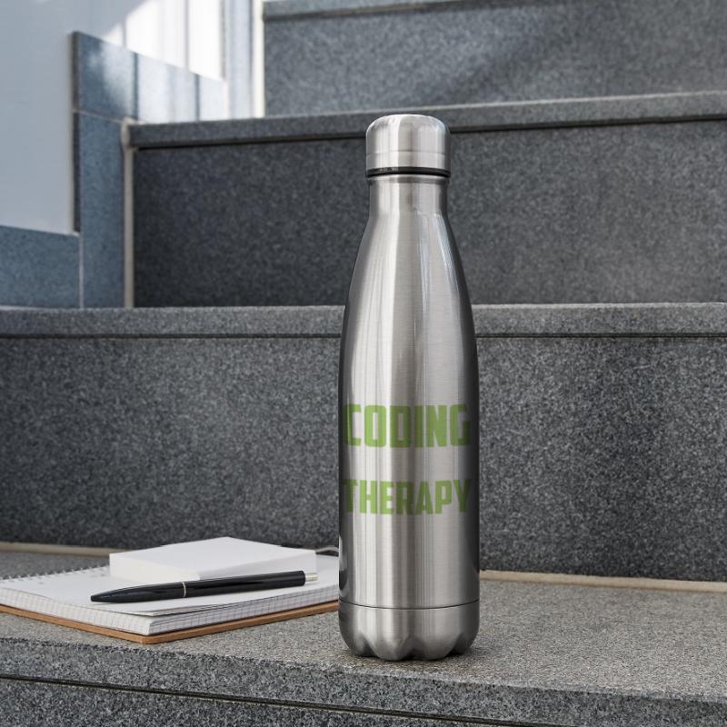 Programming is my therapy Coder Code Coding Insulated Water Bottle