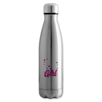 Dolphin Girl Lover Dolphins Dolphins Dolphin - Insulated Water Bottle - silver - Right