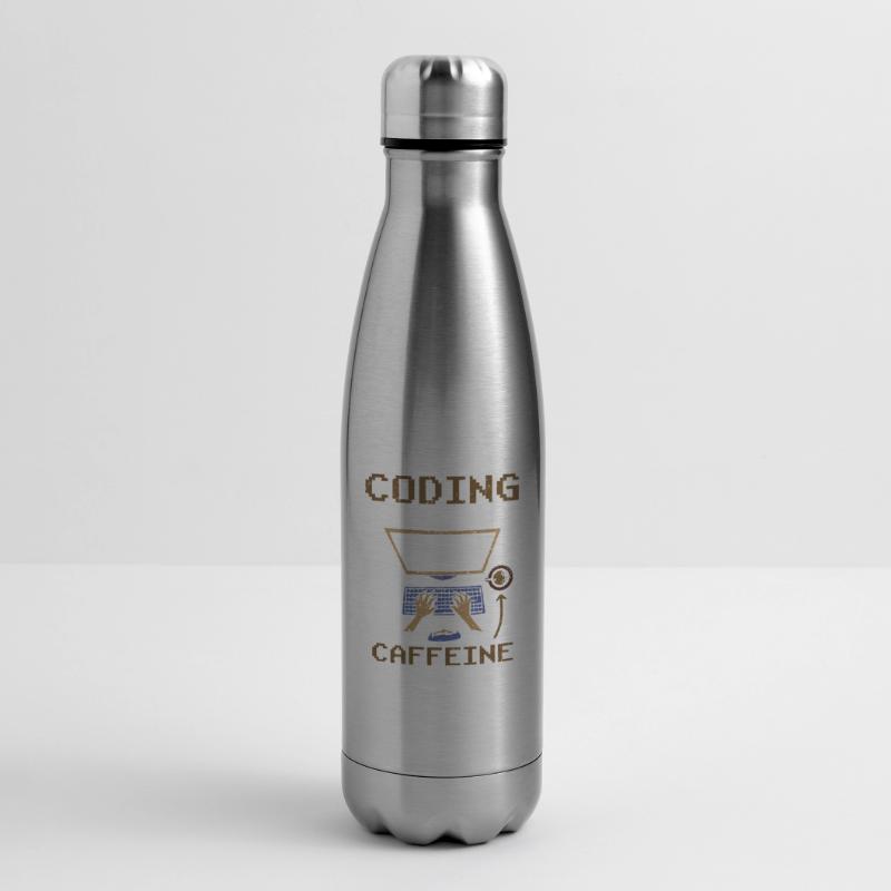 Programmation alimentée par le codage de la caféine Bouteille isotherme