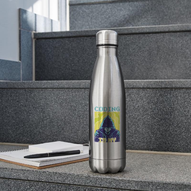 Coding Ist Meine Superkraft Coder Programmierer Isolierflasche