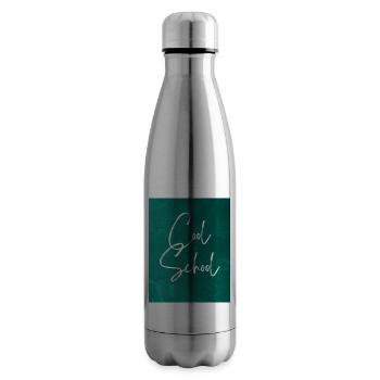 École cool - Bouteille isotherme - argent clair - Droite