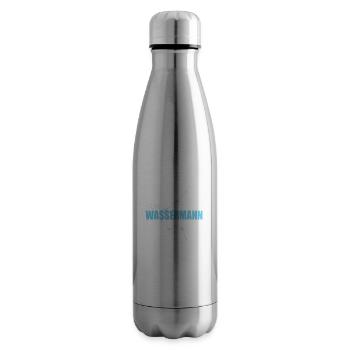 Wassermann Sternzeichen Aquarius Sternbild - Isolierflasche - Lightsilver - Rechts