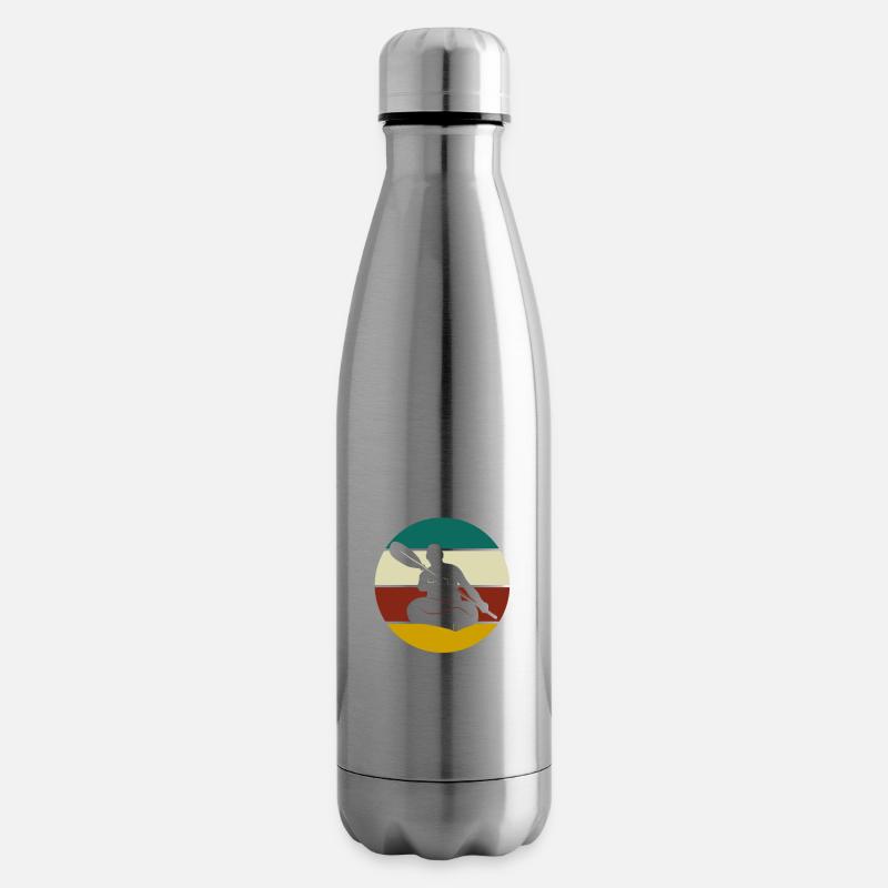 Rangées Chuchoteurs Rameurs Aviron - Bouteille isotherme - argent clair