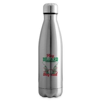 Billard Spielen Sie Sagten Spieler Pool Billiard - Isolierflasche - Lightsilver - Rechts
