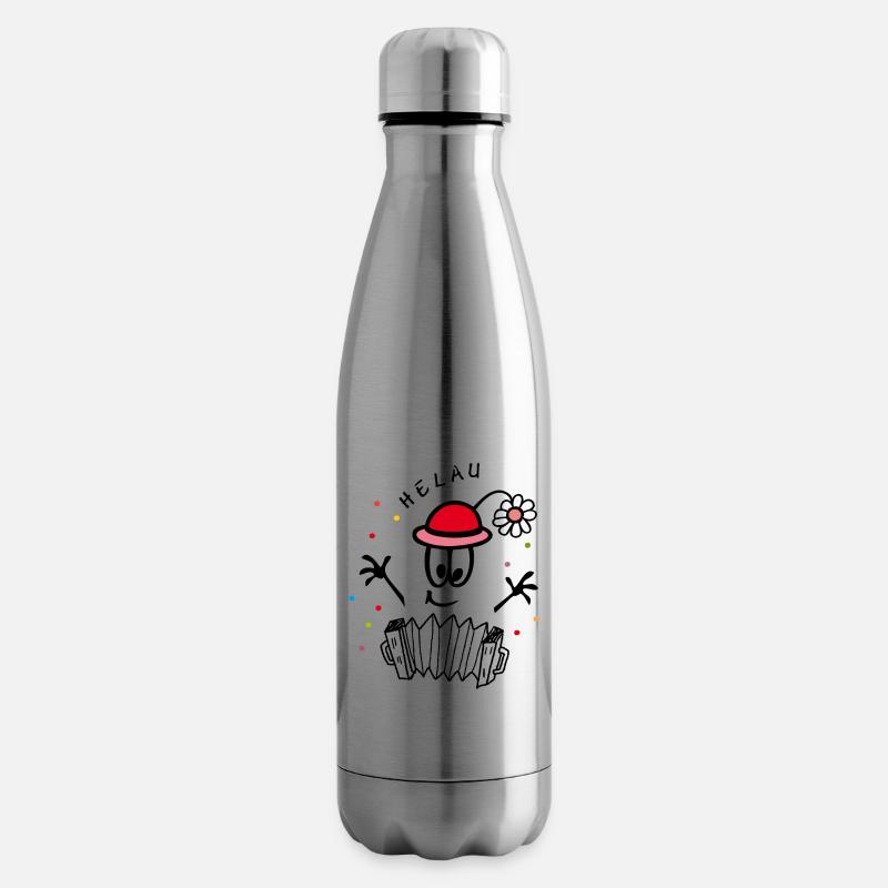 Helau, Karneval - Isolierflasche - Lightsilver