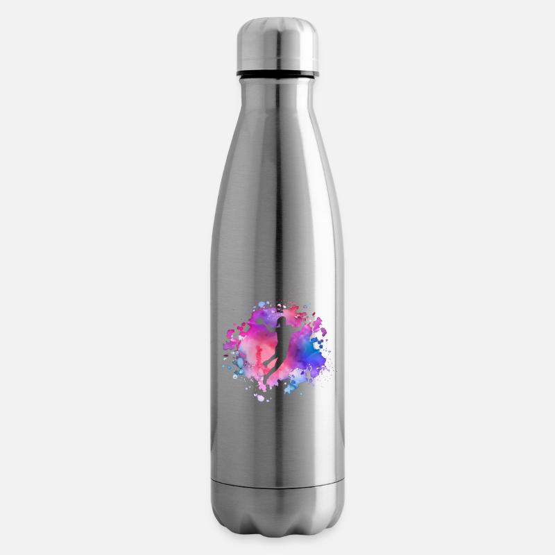 Frauen Handball Mädchen - Isolierflasche - Lightsilver