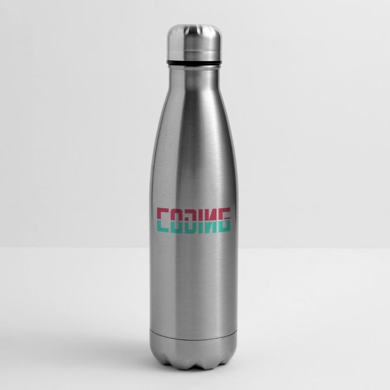 Coding is Life Programmer Coder Code Insulated Water Bottle