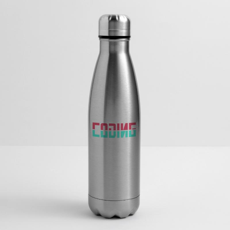 Le codage est un code de codeur programmeur de vie Bouteille isotherme
