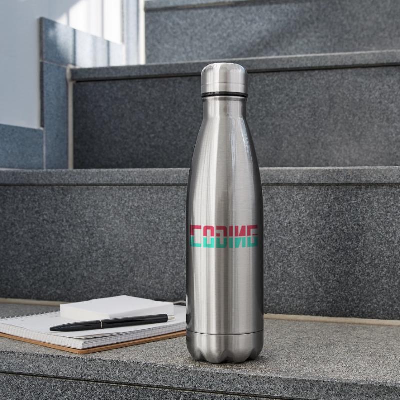 Coding is Life Programmer Coder Code Insulated Water Bottle
