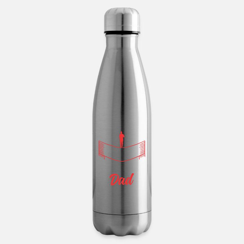 Trail Running Papa Runner Trail Running Race - Bouteille isotherme - argent clair