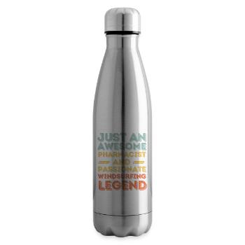 Apotheker Windsurf Legende retro - Isolierflasche - Lightsilver - Rechts