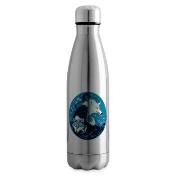 Wölfe - Isolierflasche - Lightsilver - Rechts
