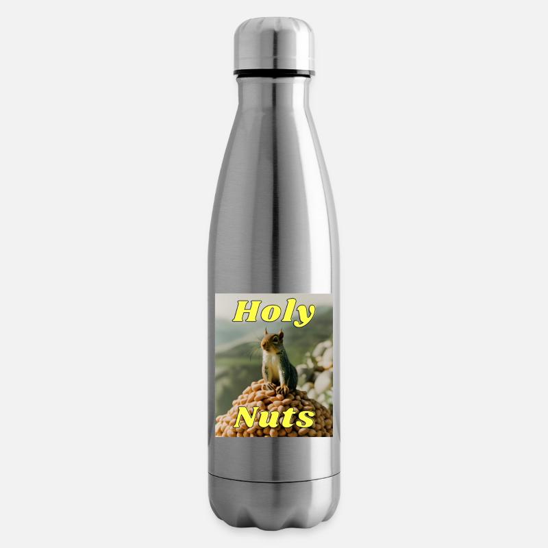 Heilige Nüsse - Isolierflasche - Lightsilver