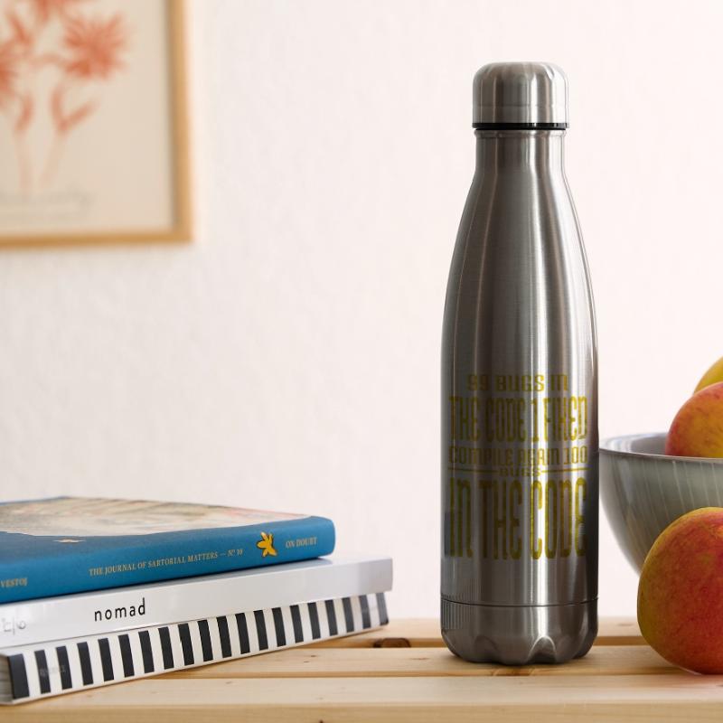 frontend developer computer programming present Isolierflasche