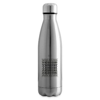 Soyez positif - Bouteille isotherme - argent clair - Droite