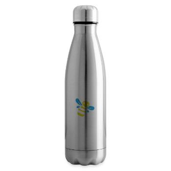 Enfant abeille - Bouteille isotherme - argent clair - Droite
