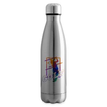 Golf Golf Golfer Sport Hobby Club Vintage - Insulated Water Bottle - silver - Right