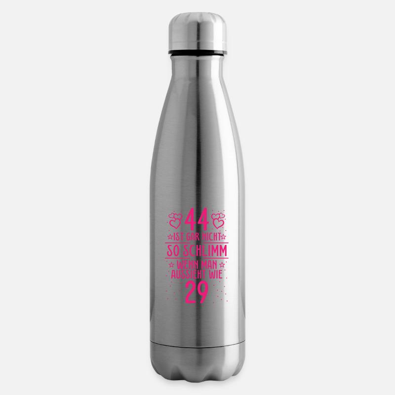 44 Ist Gar Nicht So Schlimm - Isolierflasche - Lightsilver