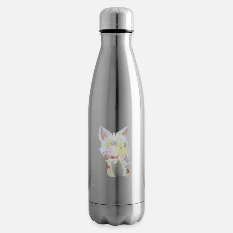 Chaton - Bouteille isotherme - argent clair
