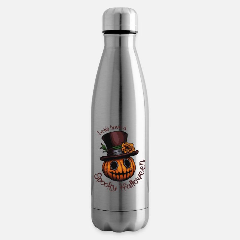 Spooky Halloween - Isolierflasche - Lightsilver
