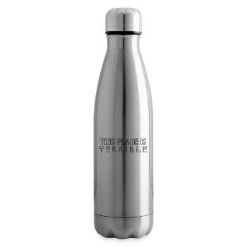 Dieser Ort ist furchtbar - Isolierflasche - Lightsilver - Rechts