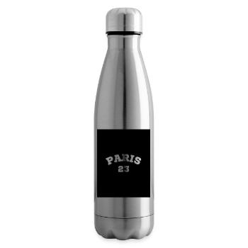 Dire Paris - Bouteille isotherme - argent clair - Droite