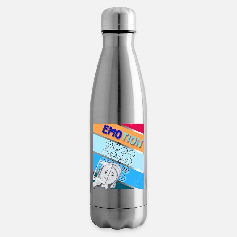 Émotions d’EMOtion - Bouteille isotherme - argent clair