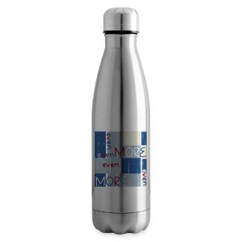 Et même plus. Et même plus. - Bouteille isotherme - argent clair - Droite